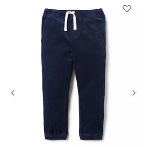Janie and Jack boys size 6 navy cord joggers